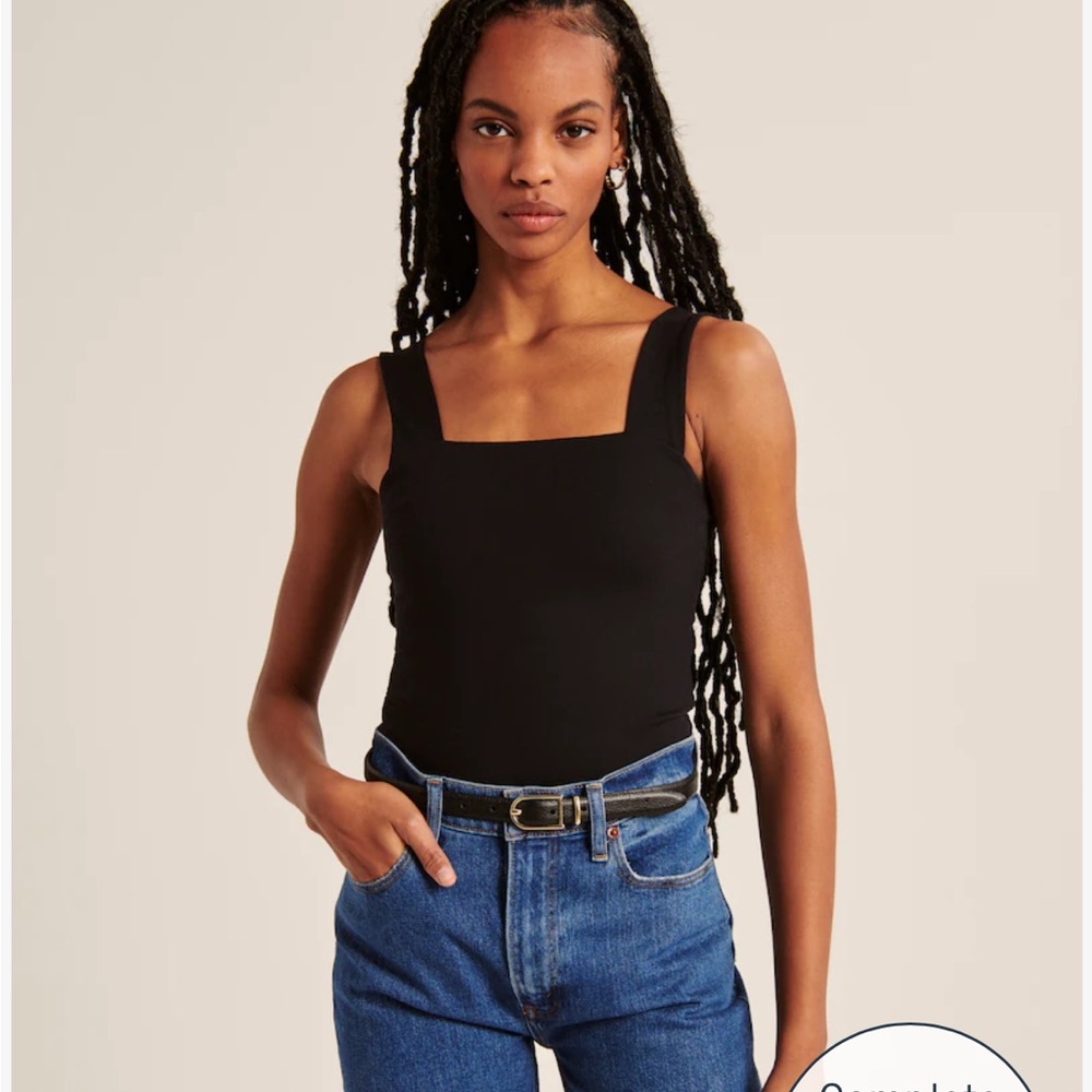 NWOT Abercrombie Square Neck Bodysuit